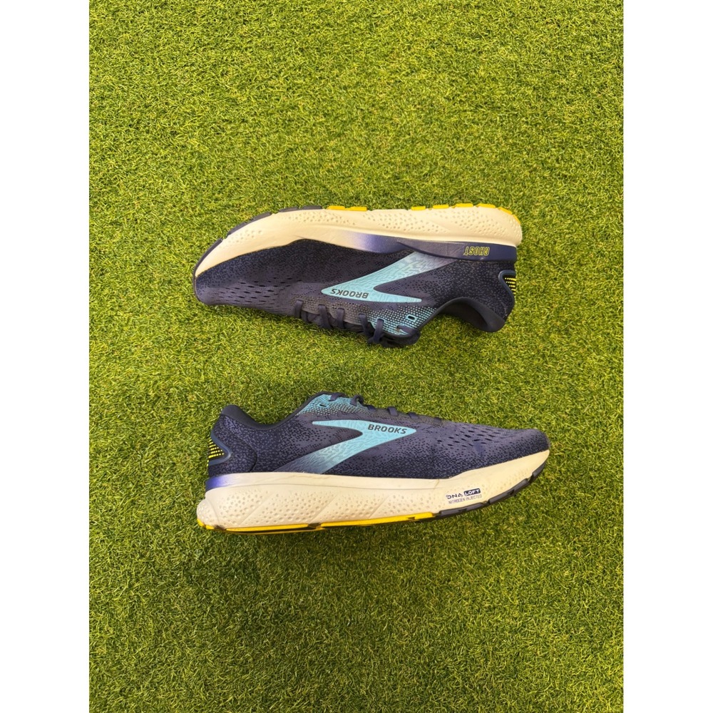 Brooks Ghost 16 Mens Running Shoes Navy Blue Light Blue 1104181D438 Size 10 - Picture 2 of 6